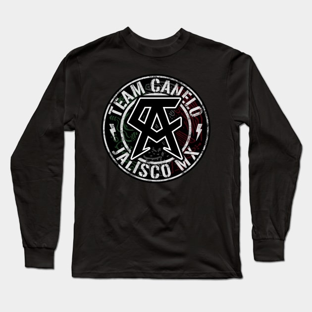 canelo alvarez boxing Long Sleeve T-Shirt by RichyTor